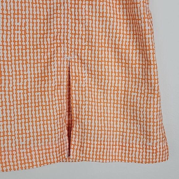Izod XFG Women's Performance Stretch Orange Print Golf Skirt 10 - Picture 3 of 13